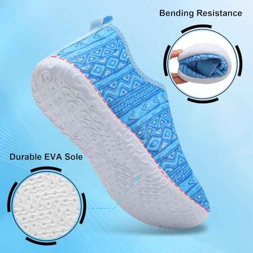 XIHALOOK Water Shoes for Women Men Quick Dry Lightweight Aqua Barefoot for Beach Swim Pool Surf Yoga Sports