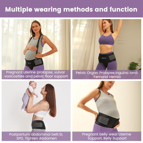 X-Large Pelvic Support Belt for Pregnancy and Postpartum Relief Adjustable Maternity Belt