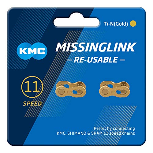 KMC Reusable Bicycle Chain Master Link Set of 2 for Shimano 11-Speed