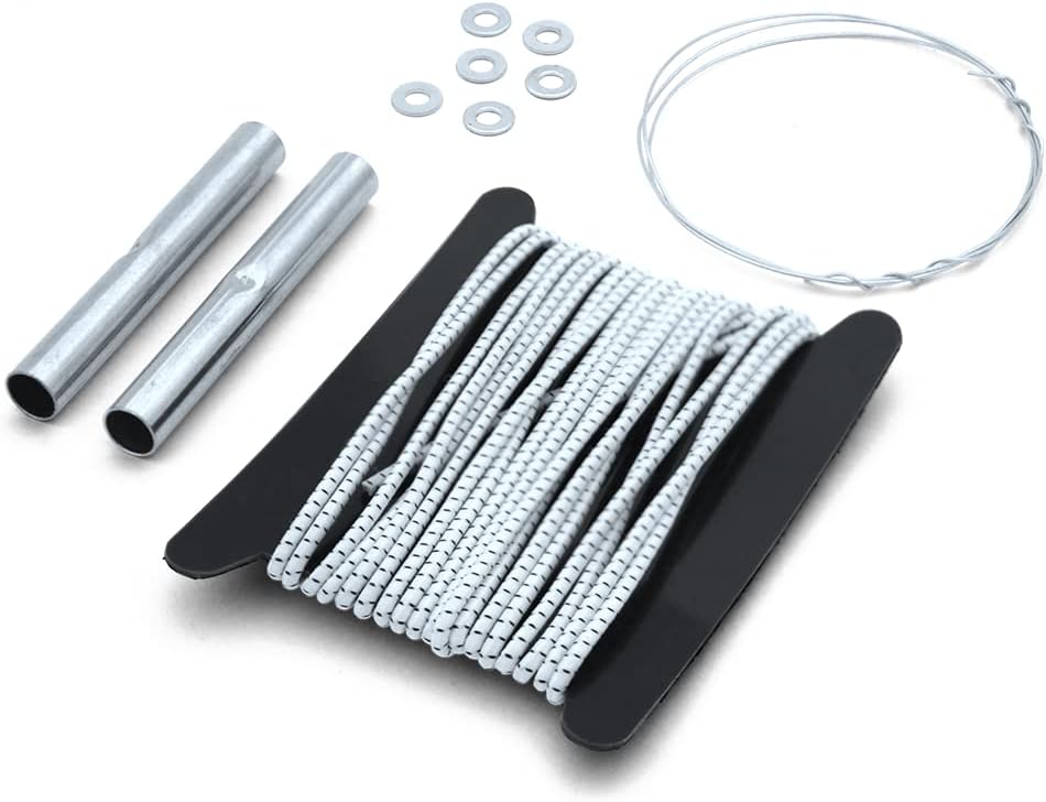 Coghlan's Tent Pole Repair Kit for Lightweight and Durable Emergency Fiberglass or Aluminum Tent Pole Replacement with Shock Cord and Splint – Ideal for Camping and Backpacking