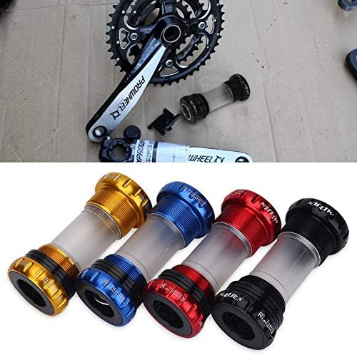 Bottom Bracket, Aluminum Alloy Crankset for Bike (Red)