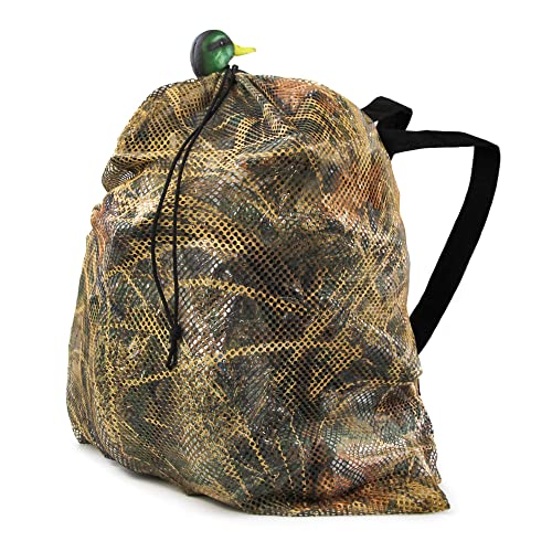 Camo Mesh Decoy Bags 2 Pack - Lightweight Waterproof Duck & Waterfowl Hunting Storage