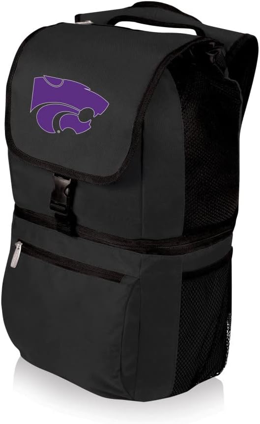 PICNIC TIME NCAA North Carolina Tar Heels Zuma Backpack Cooler - Soft Cooler Backpack - Lunch Cooler, (Black)