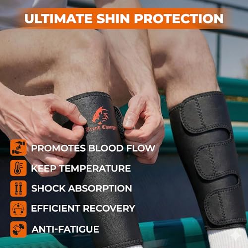 7mm Deadlift Shin Guards & Calf Support Brace - Men & Women, 2 Pack