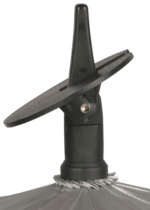 Haas-Jordan 50" Spectator Seat Umbrella, Reflective Canopy, Sturdy Seat