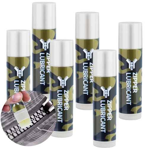 Hunting Zipper Wax Sticks Portable Snap Lubricant Sticks Camouflage Snap Stick Zipper Lubricant Zipper Lube for Hunting Clothing Backpacks Tents Wetsuits Drysuits