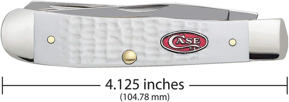 Case XX WR Pocket Knife Orange Synthetic Trapper Item #80500 - (4254 SS) - Length Closed: 4 1/8 Inches