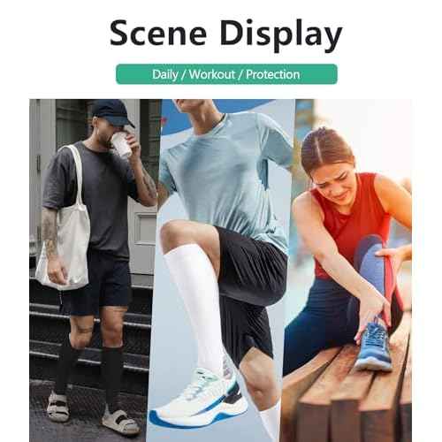 FuelMeFoot 3 Pack Copper Compression Socks - Compression Socks Women & Men Circulation - Best for Medical,Running,Athletic