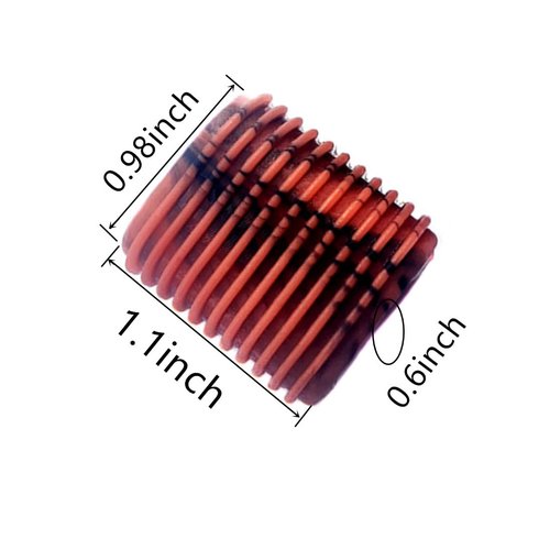 QLXHBOT Rubber Fishing Reel Handle Grip Sleeve Non-Slip Baitcaster Knob Covers for Casting or Spinning Reel Red -12PCS