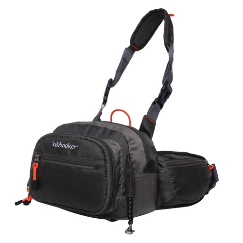 Kylebooker Fly Fishing Chest Pack Tackle Storage Hip Bag River Fishing Waist Pouch (Army Green)