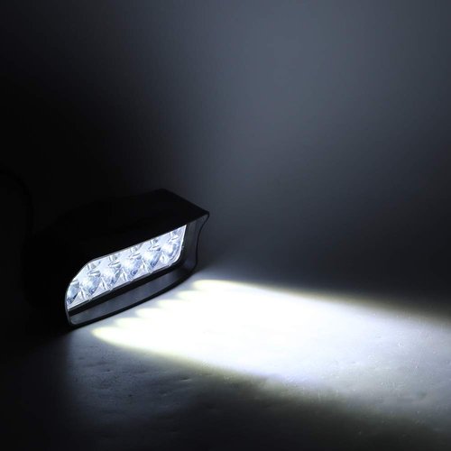 Electro Tricycle Conversion LED Light, Universal 12LED Light Good Brightness 12V-80V Electro Tricycle LED Strong Light Tricycle Conversion Lamp for Motorcycles Electric Bike, 4.5x1.7x1.8in