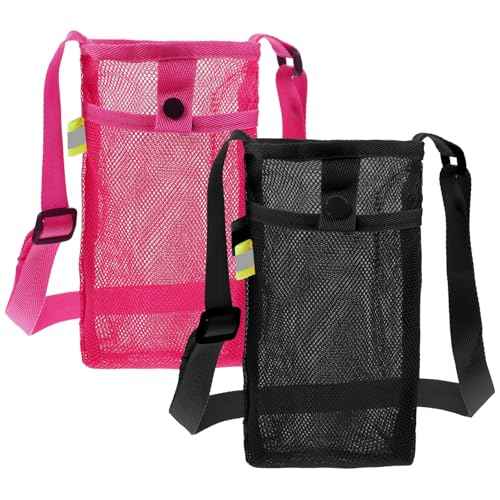 2 PCS Water Bottle Holder with Strap, Water Bottle Carrier with Strap, Light Bottles Sling Bag for Hiking, Walking, Camping, Travel
