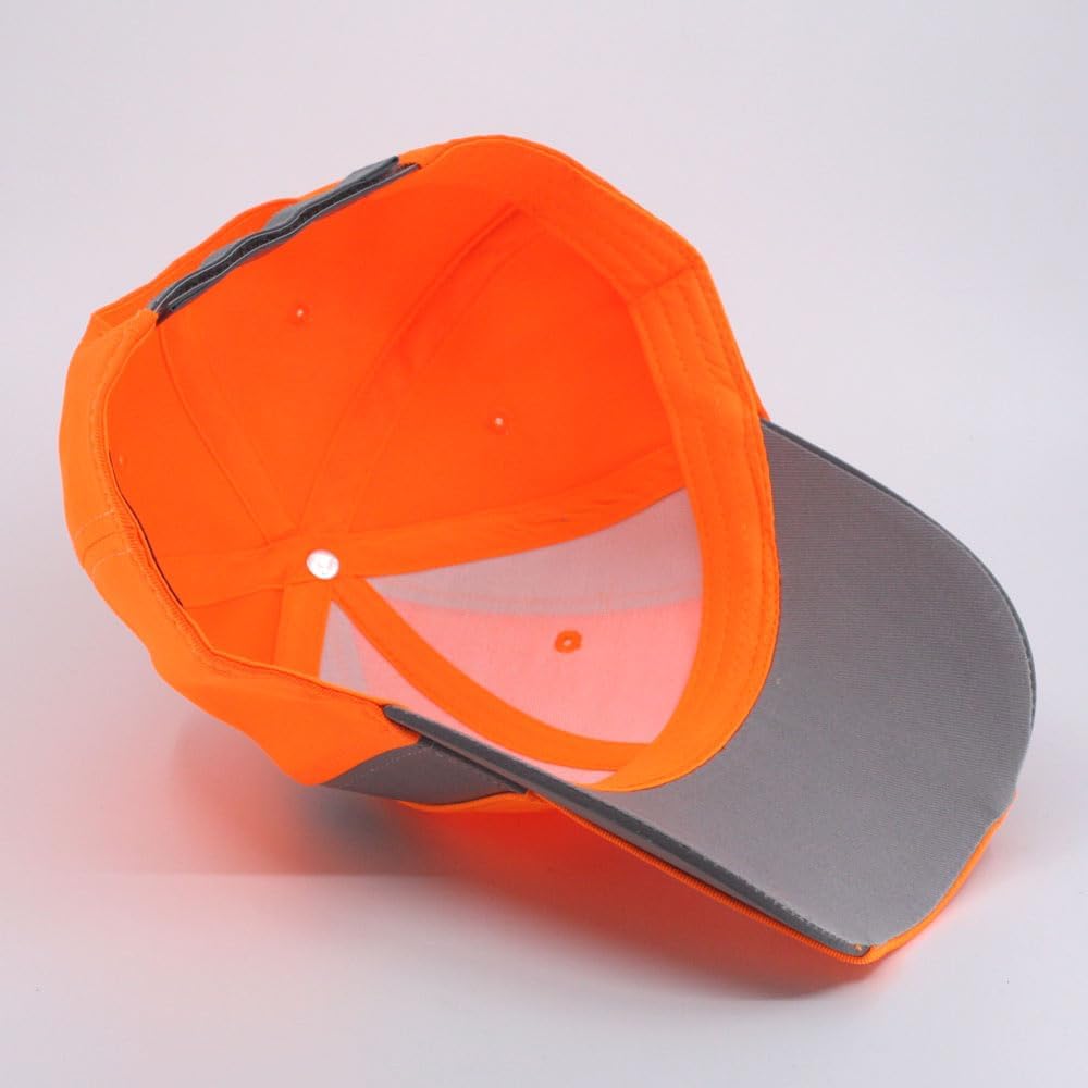 The Vintage Year Reflective High Visibility Piping Neon Polyester Twill Low Profile Structured Baseball Cap