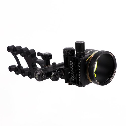 LWANO M2 Bow Sight - 5 Pin Archery Sight for Compound Bow, Tool Less Windage & Elevation Adjustability,with 2X Magnification Sight Lens Kit (M2 (with 2X Lens kit))