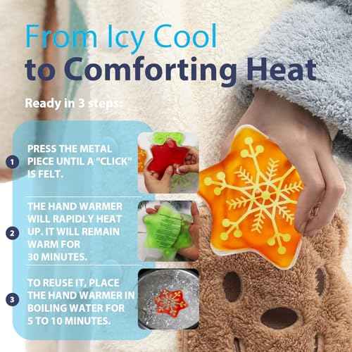 Reusable Sodium Acetate Hand Warmer - Instant Heat for Outdoor Adventures & Everyday Eco-Living