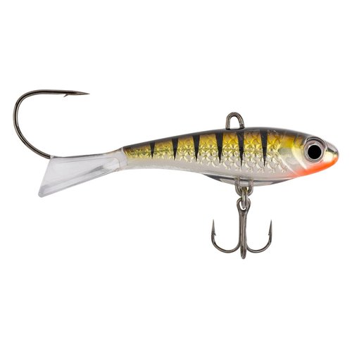 Northland Fishing Tackle Pitchin' Puppet Darting Premium Fishing Jig for Snap Jigging & Pitching Walleyes, 1 Oz, Green Perch