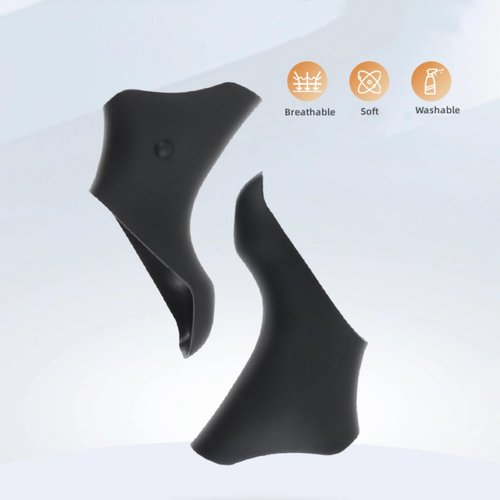 SUKOUSRAM Bike Brake Levers Hoods Compatible with Ultegra 105 ST-5600/ST-6600/ST-5601,Pair of Black