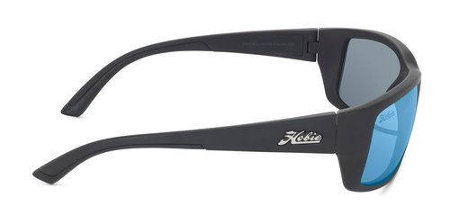 Hobie - Snook Float Polarized Sunglasses - Outdoor Sunglasses with HydroClean Lenses for Men and Women - Cobalt Mirror Lenses/Satin Black Frame