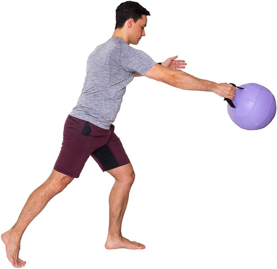 Merrithew Twist Ball with Hand Pump, Purple