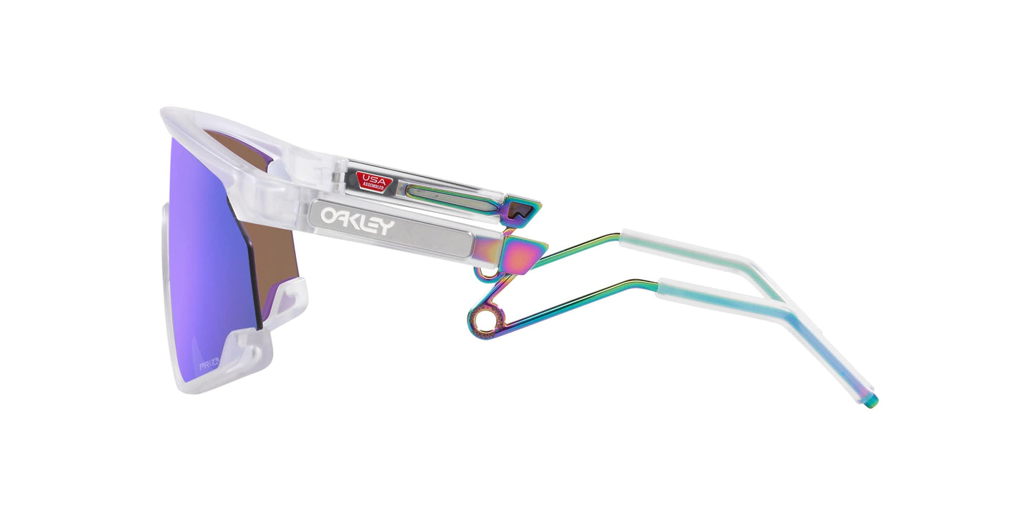 Oakley Bxtr Prizm Sunglasses Mt Clear/Prizm Violet, One Size