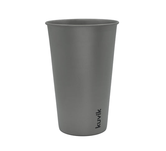 Kuvik Titanium Cup 500ml (16.9 oz) - Ultralight and Compact Cup for Backpacking, Camping, and Home