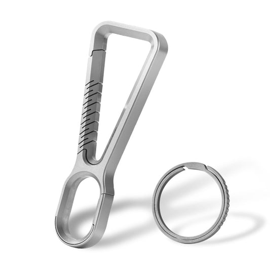 Hamans Key Holder Titanium Keychain with 23mm Key Ring Quick Release Keychain Mini Comapct Size EDC Tool