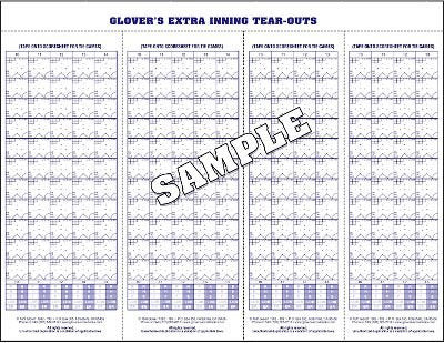 Baseball Softball Scorebook for 30 Games - Stats & Scoring Sheets