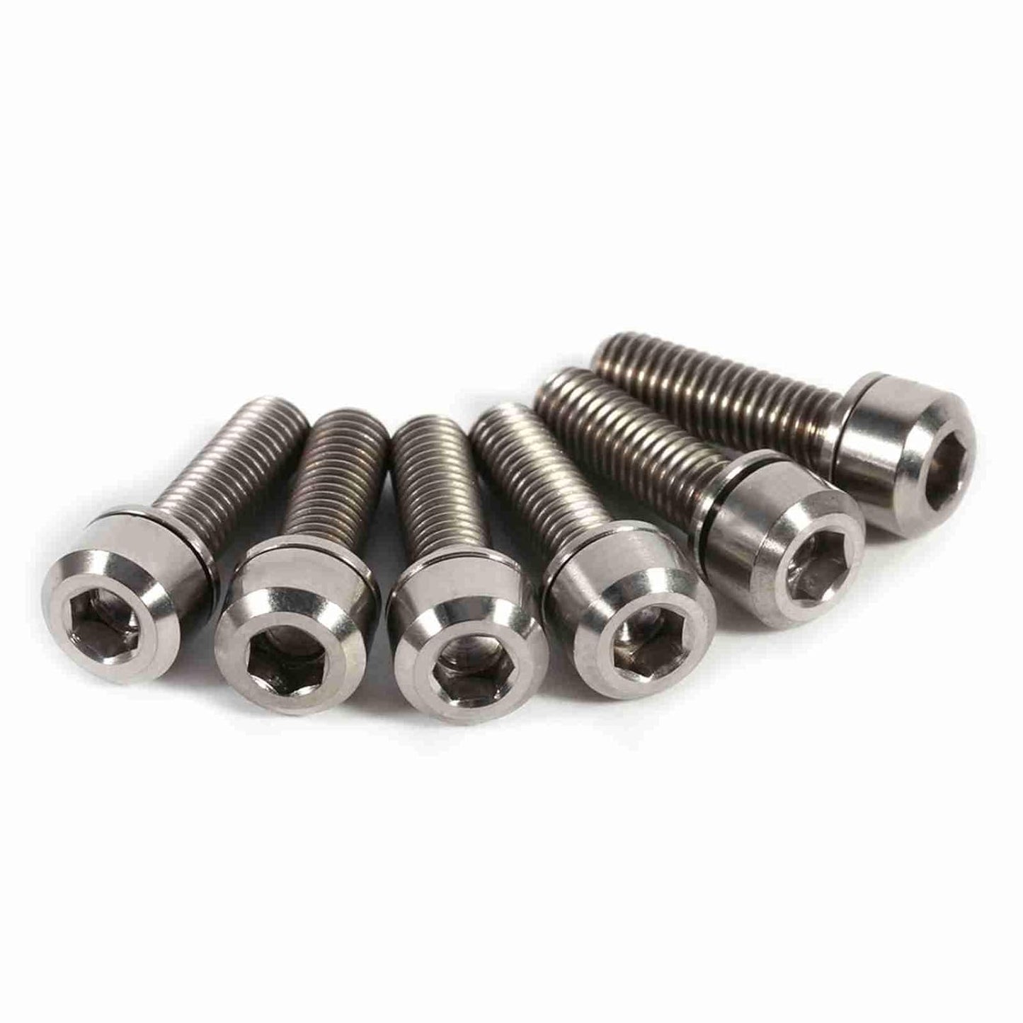 6Pcs Water Bottle Cage Bolts M5 x 18mm Screws with Washers (Color :) Seat Screw