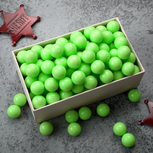 Civaner 150 x 68 Caliber Projectiles for Self Defense and Practice Reusable 68 Breaker Paintballs Solid Plastic Nylon Projectiles