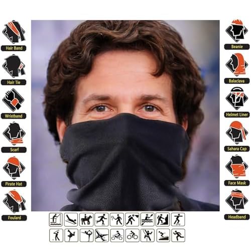6 Pack Neck Gaiters Tube UV Face Mask Bandana Balaclava Shiesty Magic Scarf Headwear Headbands Wraps for women