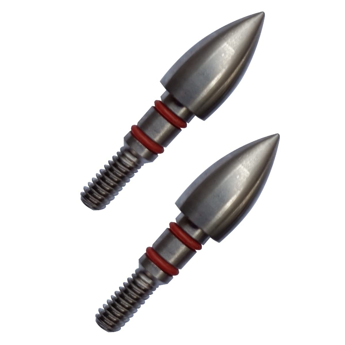 Field Points 100/125/150/200 Grains,Stainless Steel Archery Field Points Screw in Archery Field Tips (12 Pack) (A 5/16″-100grains)