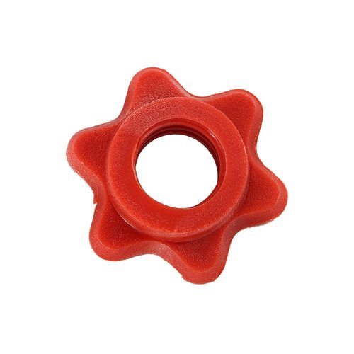 Kopida 4 Pcs Standard Barbell Spin-Lock Collars Dumbbell Nut, Anti-Slip Plastic Hex Nut 25MM for Weight Lifting Fitness Exercise