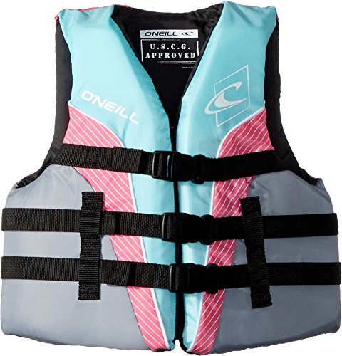 O’Neill Youth SuperLite USCG Approved Life Vest - Turquoise/Berry/Smoke, One Size