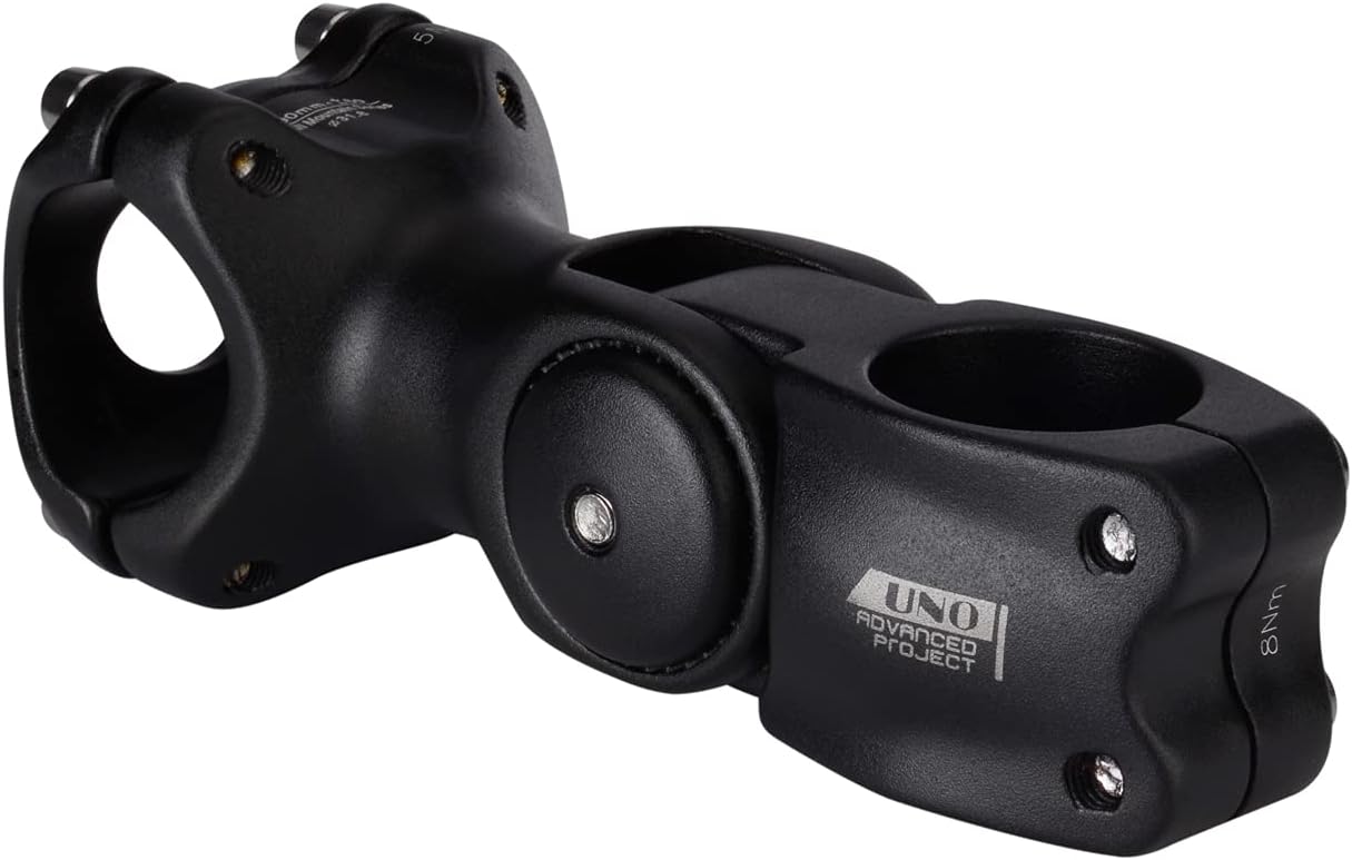 FOMTOR 31.8mm 25.4mm Adjustable Stem 90mm 110mm 0~60 Degree UNO MTB Adjustable Handlebar Stem for Most Mountain Bike Road Bike MTB