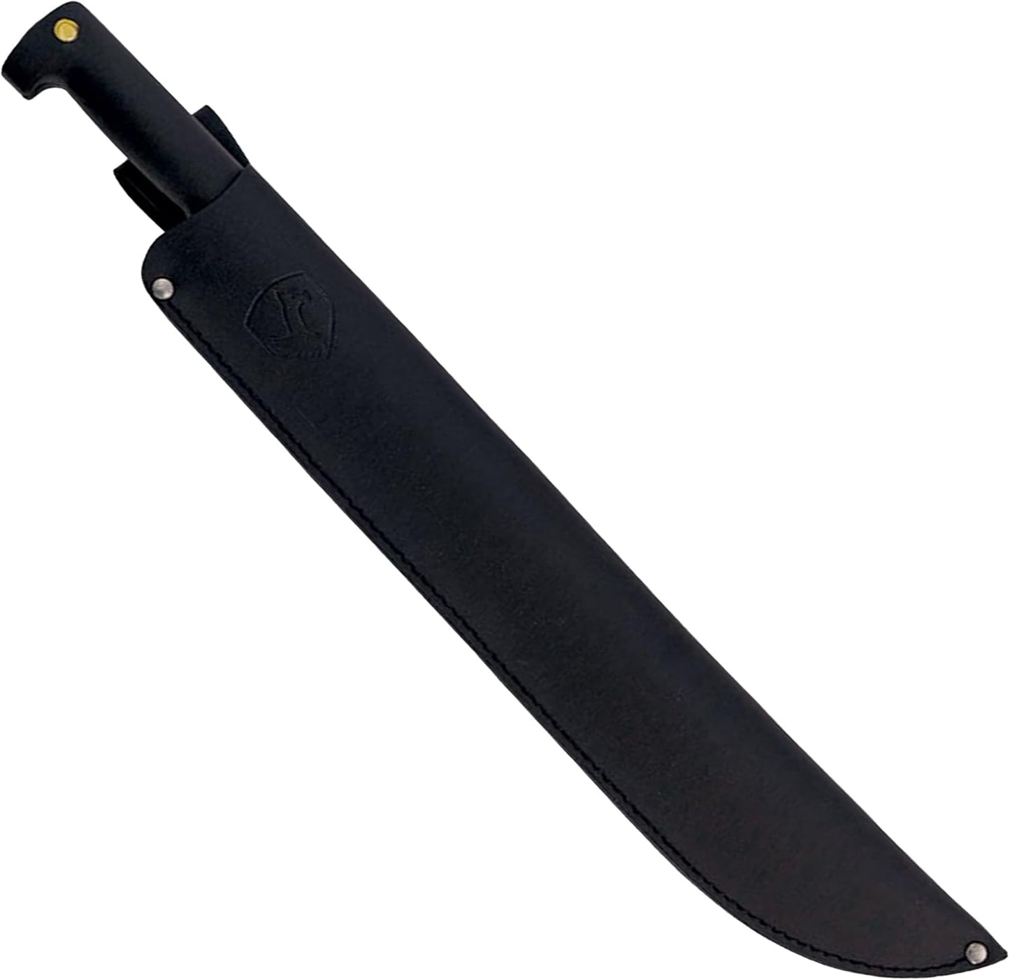 Condor Tool & Knife El Salvador Machete with Polypropylene Handle and Leather Sheath - 18 inch Full Tang 1075 High Carbon Steel Fixed Blade - Heavy Duty for Outdoor, Survival, and Camping - 32.5 oz