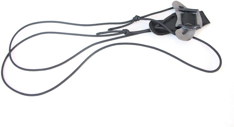 TOPARCHERY Traditional Leather Bow Stringer Recurve Long Bow Rope Hunting Shooting Bowstring Tool