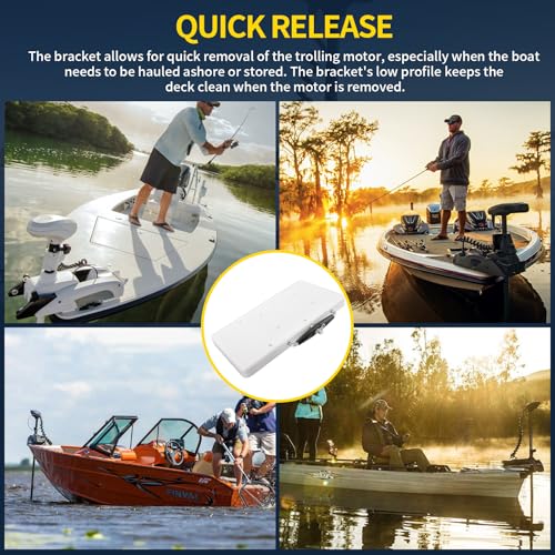 Trolling Motor Quick Release Mount Bracket for Minn Kota Ulterra Terrova PowerDrive