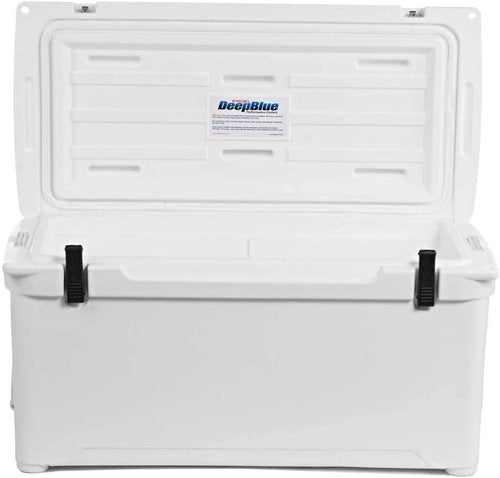 Engel Coolers ENG80 Cooler | 75 Can High Performance Durable Seamless Rotationally Molded Ice Box for Camping, Hunting, and Fishing - White
