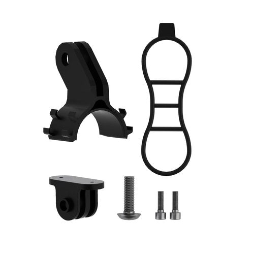 YaderJove Bicycle Mount for Gopor Cycling Action Camera Install Base Compatible with Bike Lamp (Black)
