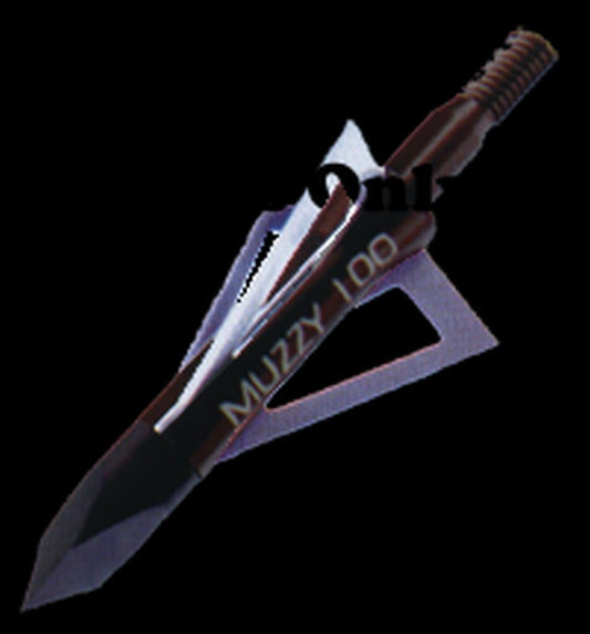 Muzzy Bowhunting 3-Blade Replacement Blades for 220 and 225-R Broadheads, 100 Grain, 6 Pack
