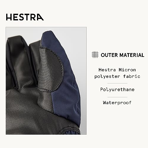 Hestra Gauntlet CZone Junior Glove (Youth 4-14yrs) | Waterproof, Insulated Kids Gloves for Winter, Skiing, Snowboarding