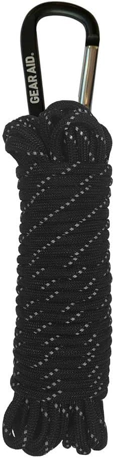 Gear AID 550 Paracord and Carabiner, 7 Strand Utility Cord for Camping and Survival
