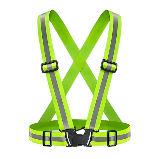 Glomora Reflective Vest Running Gear, High Visibility Adjustable Safety Vest for Walking Running Cycling, Safety Vest Adjustable for Men Women Kids