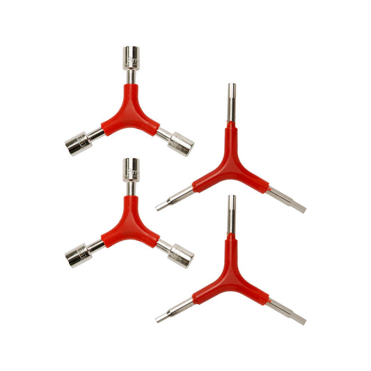 4Pcs Y-Shaped 3 Way Socket Wrench, Bike Repair Tools Triangle Allen Wrench Outer Spanners 4/5/6mm Bike Bicycle Cycling Wrenches Y-Type 8/9/10mm