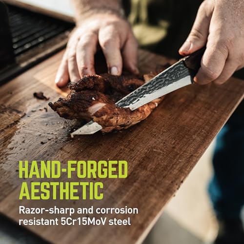 Slicer Knife - TRUE PrimalForge Tanto Kitchen & Meat Carving Blade - 7.25-Inch