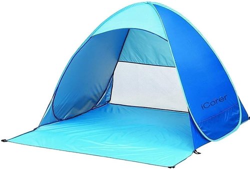 Instant Portable Beach Tent - Quick Pop-Up Sun Shelter for Outdoors