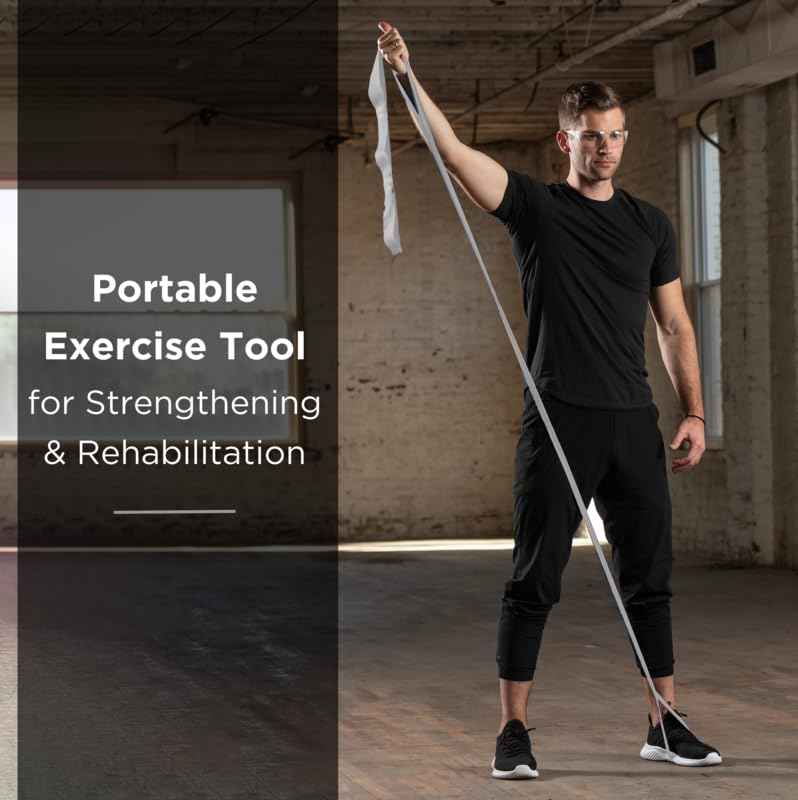 THERABAND CLX Super Heavy Resistance Band with Loops - 5ft Fitness Band for Full Body Workouts & Home Exercise