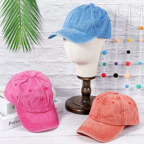 Women’s Satin Ponytail Baseball Cap - Washed Adjustable Twill Hat