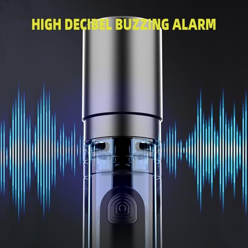 poyoelf Portable 3 in 1 LED Flashlight with Arc Lighter and Alarm,Rechargeable Self-Defense Flashlight Tactical Flashlight for Travel,Camping,Emergency,Gifts for Men&Women (Red1)