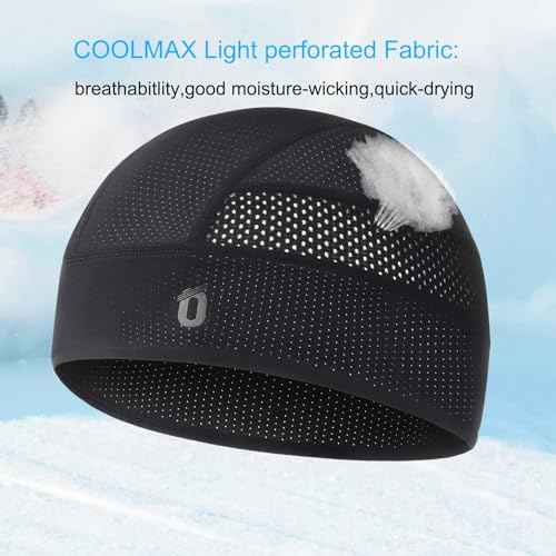 Cycling Cap,Quick Sweat Away Quick Dry US Coolmax Fabric Design for Sport Wearing Breathable Cooling Under Helmet Skull Cap